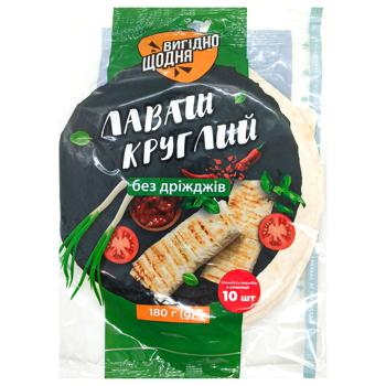 Vyhidno Shchodnia Round Yeast-free Lavash 180g - buy, prices for Chudo Market - photo 1