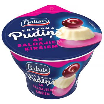 Baltais Cream Pudding with Sweet Cherries 150g - buy, prices for COSMOS - photo 1
