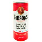 Gibson`s Gin and Tonic Drink 5% 250ml