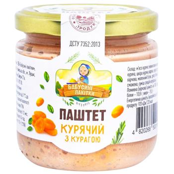 Babusyni Lakitky Chicken Pate with Dried Apricots 170g - buy, prices for Chudo Market - photo 3