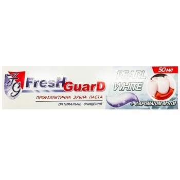 Fresh Guard Pearl White Toothpaste with Mint Flavor 50ml - buy, prices for - photo 3