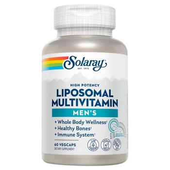 Solaray, Men's Liposomal Multivitamin, High Potency, 60 VegCaps - купить, цены на Biotus - фото 1
