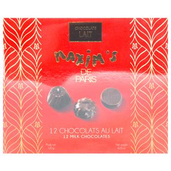 Цукерки Maxim's з молочного шоколаду 120г - купити, ціни на WINETIME - фото 2