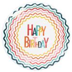Actuel Happy Birthday Plate 23cm 10pcs