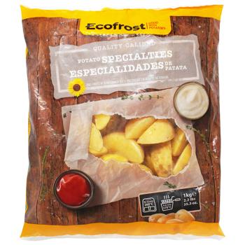 Картофель фри Ecofrost дольки в кожуре 1кг - купить, цены на КОСМОС - фото 1