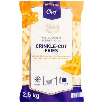 Metro Chef Frozen Crinkle-cut Fries 2.5kg - buy, prices for METRO - photo 1