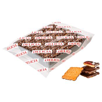 Delicia Daisy Butter Cookies with Black Currant Taste - buy, prices for NOVUS - photo 1