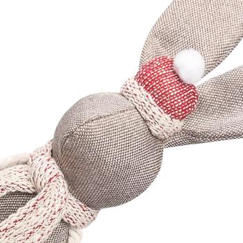 Игрушка для собак Pet Fashion Кролик с пищалкой и шорохом 10х35см - купить, цены на MasterZoo - фото 3