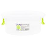 Al-Plastic Food Container 1.2l
