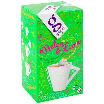 G'tea! Melon and Lime Green Tea 1.5g*20pcs - buy, prices for Supermarket "Kharkiv" - photo 2