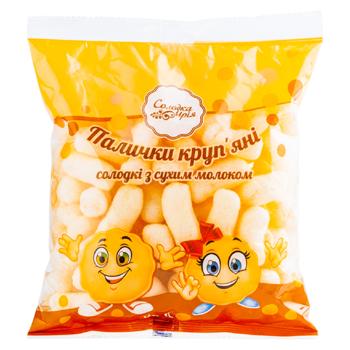 Круп'яні палички Солодка Мрiя солодкі з сух. мол. неглаз.100г - купить, цены на Grono - фото 1