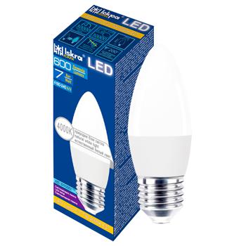 Iskra LED Lamp C37 7W E27 4000K - buy, prices for Za Raz - photo 1