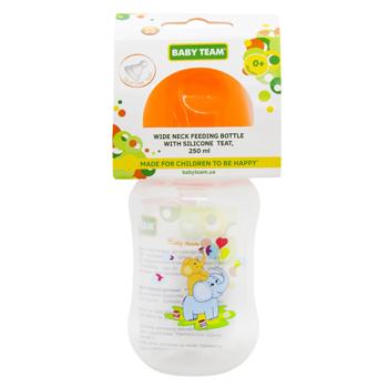 Baby Team Wide Neck Bottle 250ml - buy, prices for NOVUS - photo 3