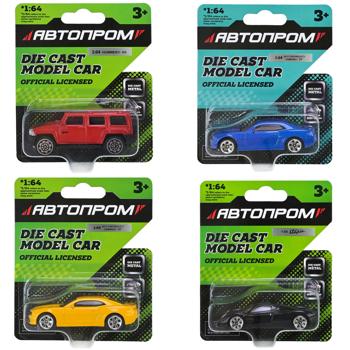 Машинка Автопром в асортименті 1:64 AP6406 - купити, ціни на КОСМОС - фото 1
