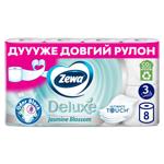 Туалетная бумага Zewa Deluxe Жасмин 3-слойная 8шт