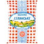 Молоко Селянське ультрапастеризованное 3.2% 900г