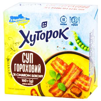 Суп Хуторок гороховий зі смаком бекону 160г