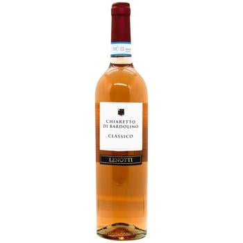 Lenotti Bardolino Classico Chiaretto Rose Semi-dry Wine 12% 0.75l