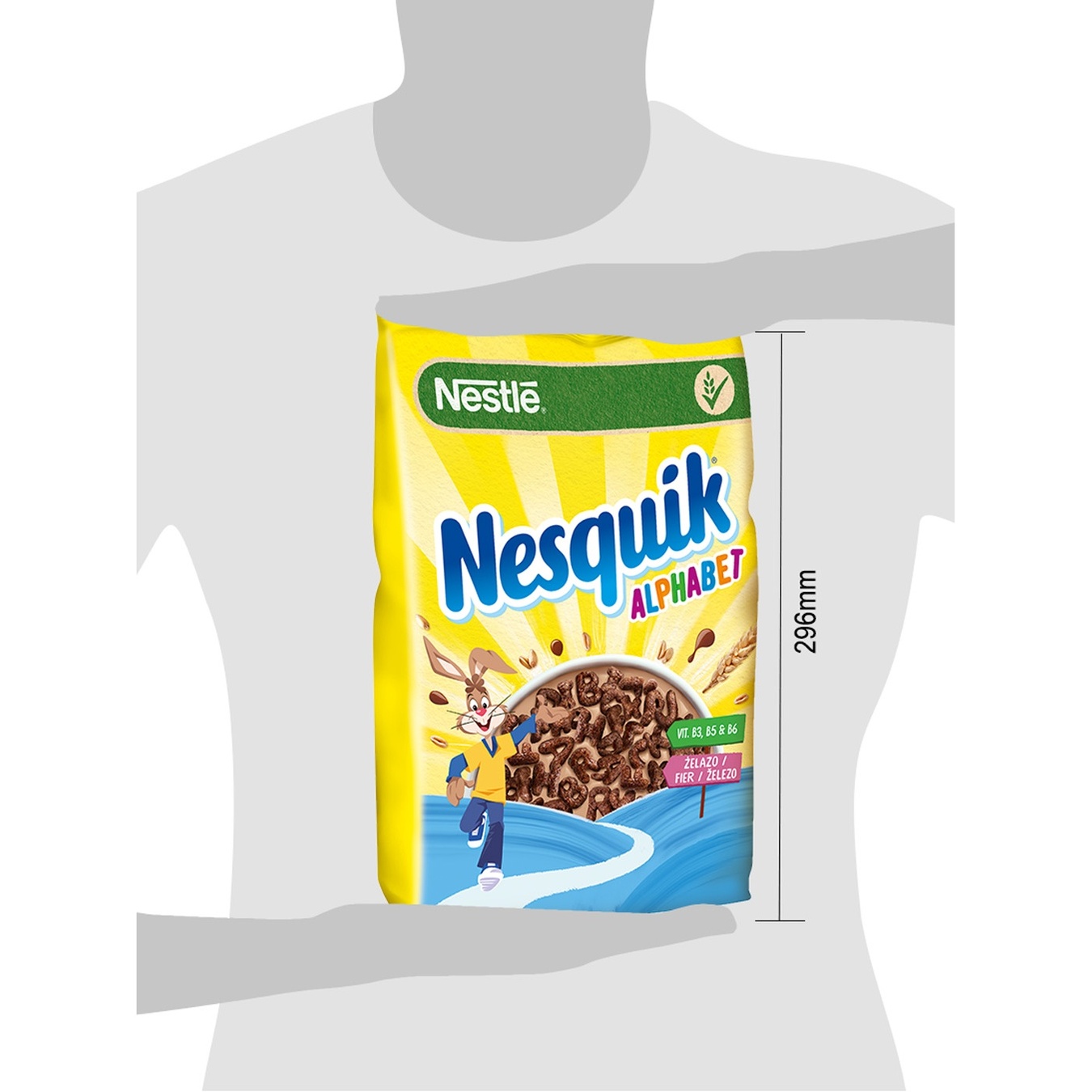 

Готовый сухой завтрак NESTLÉ® NESQUIK® Alphabet 460г