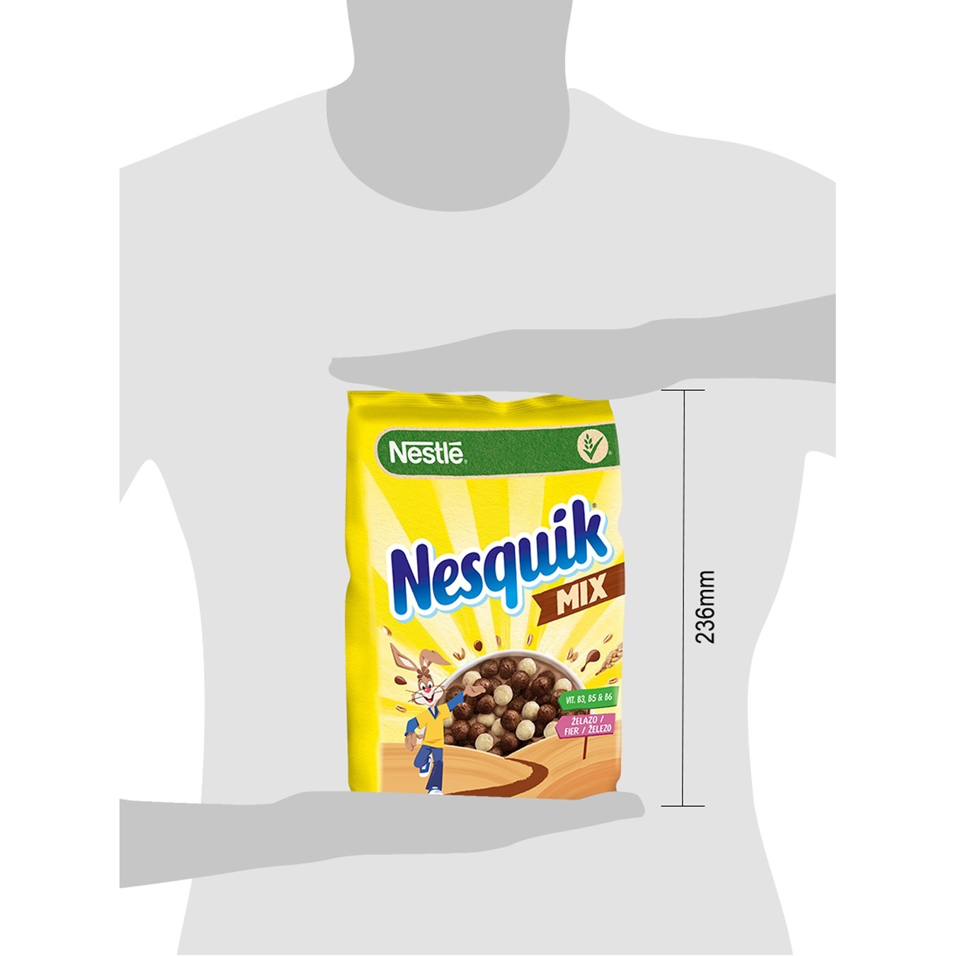 

Готовый сухой завтрак NESTLÉ® NESQUIK® MIX 225г