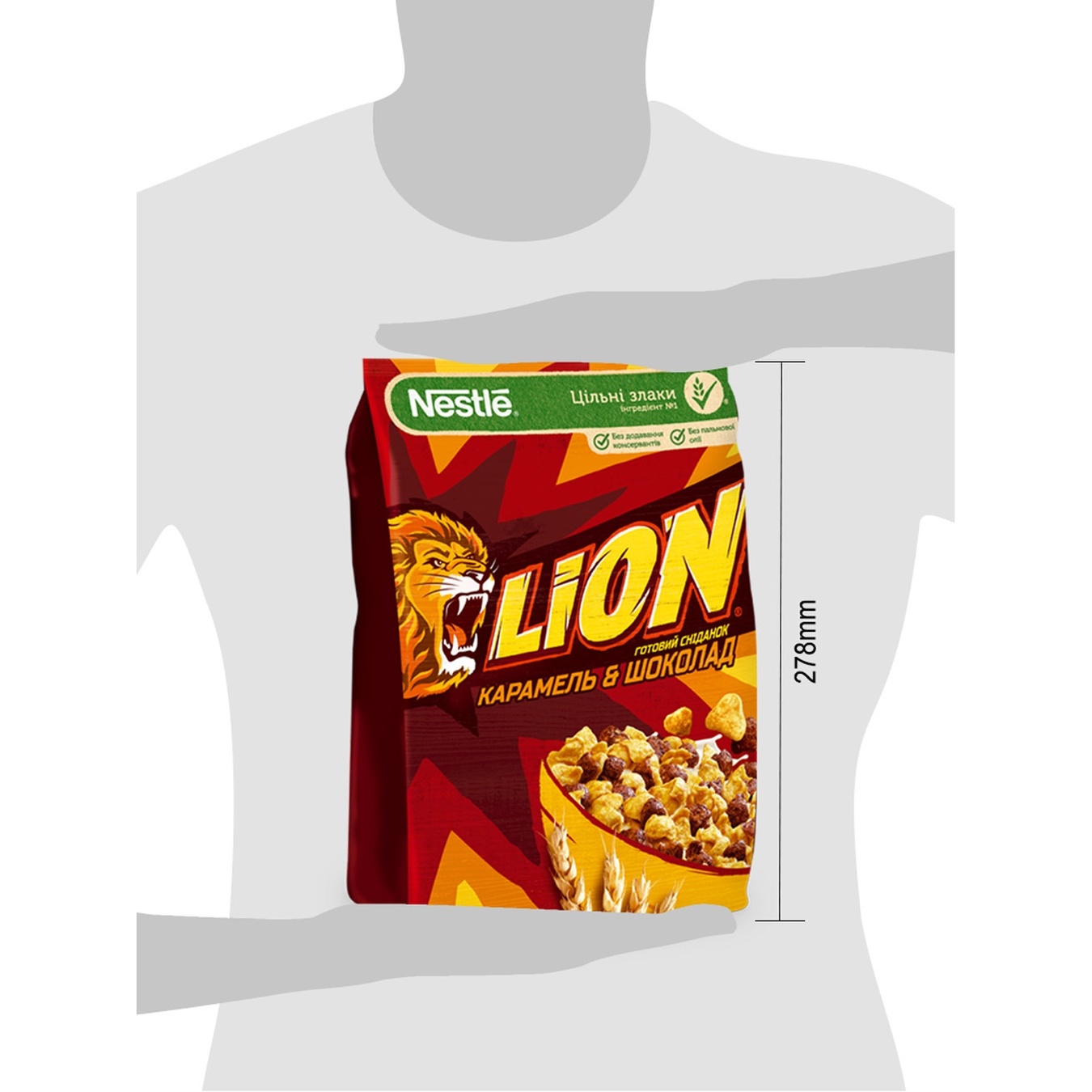 

Готовый сухой завтрак NESTLÉ® LION® 450г