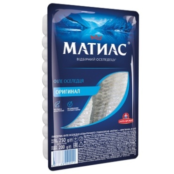 Santa Bremor Mathias Original Herring fillet 250g Santa Bremor Mathias Original Herring fillet 250g - buy, prices for - photo 1