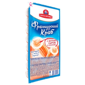 Santa Bremor with cheese and salmon crab sticks 200g - buy, prices for Auchan - photo 1