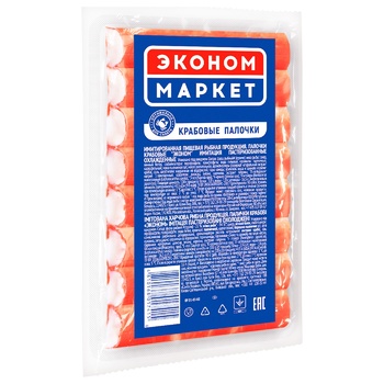 Santa Bremor Ekonom Market Chilled Crab Sticks 100g - buy, prices for MegaMarket - photo 1