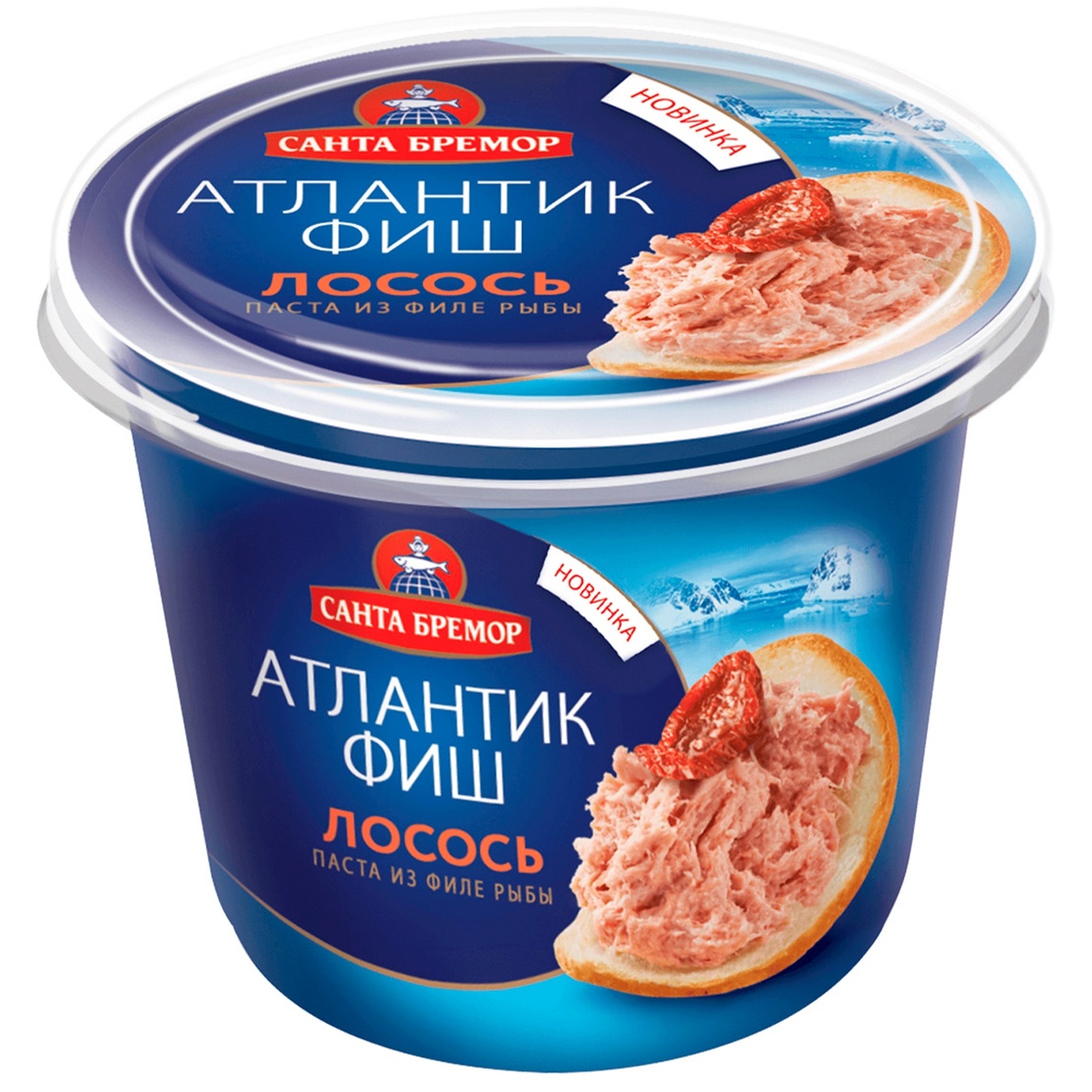 

Паста из филе рыбы Санта Бремор Атлантик Лосось 140г