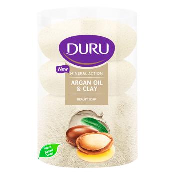 Duru Argan Oil and Clay Toilet Soap 4x100g - buy, prices for ULTRAMARKET - photo 1