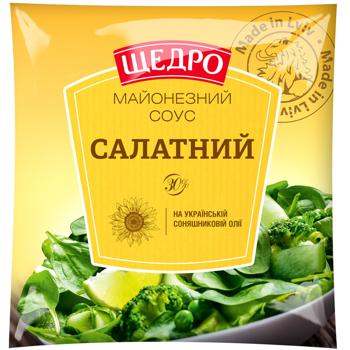 Schedro Mayonnaise sauce Salad 30% 380g - buy, prices for Chudo Market - photo 1