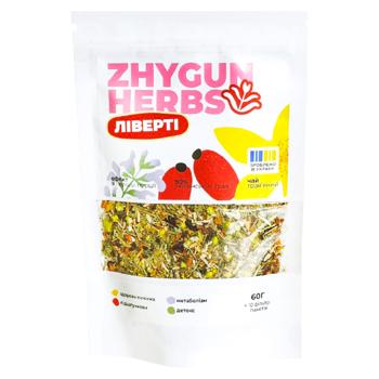 Чай трав’яний Zhygun Herbs Ліверті 60г - купити, ціни на Grono - фото 1