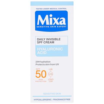 Крем для лица Mixa Hyaluronic Acid SPF50+ 50 мл - купить, цены на КОСМОС - фото 2