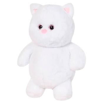 Stip Pot-bellied White Cat Soft Toy 35cm