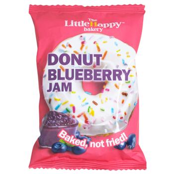 Пончик Little Happy с черничным джемом 60г