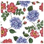 Silken Hydrangea with Rose Hips 2-Ply Table Napkins 33*33cm 16pcs