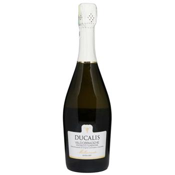 Просекко Valdob Sup Mill Ducalis 0,75л ExDry 11,5%(Італія) - купити, ціни на КОСМОС - фото 1