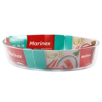 Marineх 6543 Glass Oval Baking Form 1.6l - buy, prices for Vostorg - photo 1