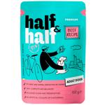 Half&Half Wet Food with Beef for Dogs of All Breeds 100g