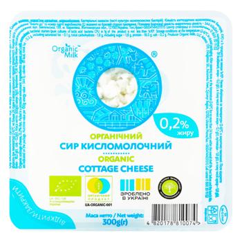 Organic Milk Non-fat Cottage Cheese 0.2% 300g - buy, prices for COSMOS - photo 2