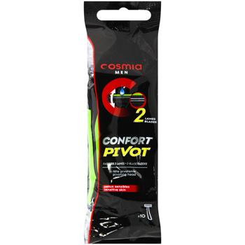 Станок для гоління Cosmia Men 2 леза 10шт - купити, ціни на Auchan - фото 1