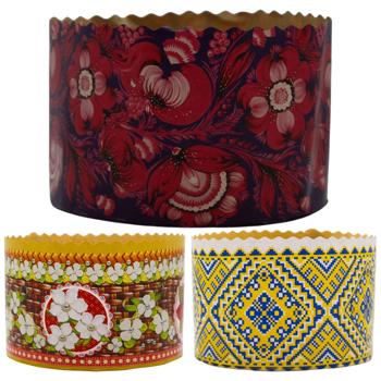 Форма для випічки Любисток пасхальна паперова 130*85мм - купити, ціни на Grono - фото 1