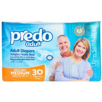 Подгузники Predo для взрослых М 30шт - купить, цены на Таврия В - фото 1