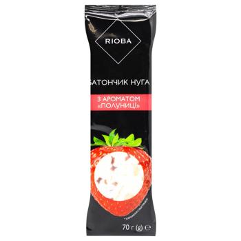 Rioba Nougat Bar with Strawberry Flavor 70g - buy, prices for METRO - photo 1