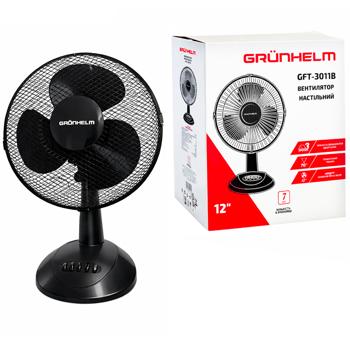 Вентилятор настільний Grunhelm GFT-3011B - купити, ціни на КОСМОС - фото 1