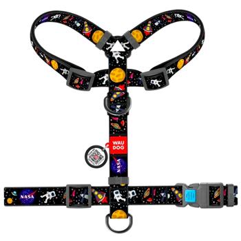 Waudog Nylon H-Shaped Harness for Dogs with QR Passport 40-70cm/20mm with Nasa Design - buy, prices for MasterZoo - photo 3