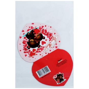 Листівка Валентинка маленька 65х55мм - купити, ціни на Чудо Маркет - фото 3