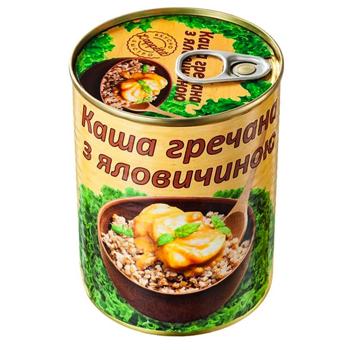 Pap buckwheat canned 340g - buy, prices for Ideal - photo 1