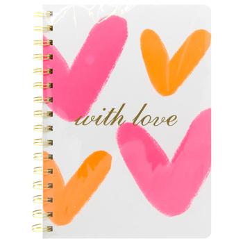 Buromax Glamour Pink Notebook A5 80 sheets - buy, prices for ULTRAMARKET - photo 1