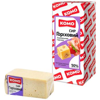 Сир Комо Горіховий з волоським горіхом 50% - купити, ціни на КОСМОС - фото 1
